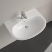 Villeroy & Boch O.novo Wastafel - 65x48x18cm - glans wit Alpin (wit) - met overloop SW878400