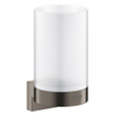 GROHE Selection Wandhouder - voor zeepdispenser/glas - brushed hard graphite SW444152