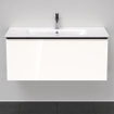 Duravit D-Neo wastafelonderkast 101x44x46.2cm 1 lade wit Hoogglans SW640859