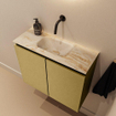 MONDIAZ TURE-DLUX 60cm toiletmeubel Oro. EDEN wastafel Frappe positie midden. Zonder kraangat. SW1102907