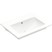 Villeroy & Boch Venticello wastafel zonder kraangat 65x50cm met overloop ceramic+ wit 1025149