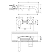 Plieger Napoli inbouw wandkraan 1 hendel met uitloop 23.8cm cold start chroom SW238014