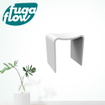 Fugaflow Caria Badkamerkrukje - 40x30x43cm - solid surface - mat wit - SW1204556
