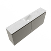 MONDIAZ TURE-DLUX Toiletmeubel - 120cm - Smoke - EDEN - wastafel Opalo - positie midden - Zonder kraangat SW1126219