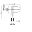 Plieger Murcia zeepdispenser matglas chroom 4784156