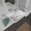Duravit Me by starck wastafel 65x49 cm. 1x kraangat met overloop wit 0293421