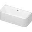 Duravit HappyD.2 bad acryl half vrijstaand 180x80x46cm met paneel wit SW68393