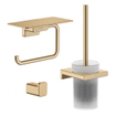 Hansgrohe Addstoris toiletaccessoireset - driedelig - Brushed bronze SW1079986