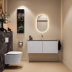 MONDIAZ TURE-DLUX 120cm toiletmeubel Cale. EDEN wastafel Lava positie midden. Zonder kraangat. SW1103753