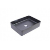 Wiesbaden Link waskom rechthoekig 35x50x12 cm keramiek mat zwart SW373884