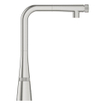 GROHE Zedra Keukenkraan - hoog - uittrekbare l uitloop - supersteel geborsteld SW392215
