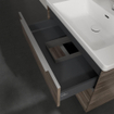 Villeroy & Boch Subway 3.0 wastafelonderkast 77.2x57.9cm 2 lades Stone oak SW641629