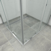 FugaFlow Boutry Quick Fit Douchecabine - vierkant - 90x90x195cm - hoekinstap - 2 Schuifdeur - anti kalk - chroom SW999907