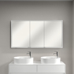 Villeroy & Boch My View Now spiegelkast m. 3 deuren m. led verlichting en wastafelverlichting 140x75x16.8cm m. in/uit schakelaar SW701121
