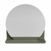 Mondiaz SPOT Badkamerspiegel - rond 40cm - spiegelplanchet - kleur Army SW1235483