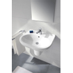 Villeroy en Boch O.novo wastafel 60x49cm met overloop 1 kraangat ceramic+ wit 0124127