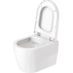 Duravit ME by Starck WC-zitting 43.8x37.4x5.1cm compact met softclose met quickrelease Kunststof wit Glanzend 0293438