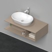 Duravit D-Neo wastafelonderkast 100x26x55cm Linnen Mat SW641098