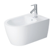 Duravit Starck Me wandbidet 37x57cm met kraangat met overloop m. WG mat wit SW358200