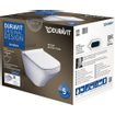 Duravit Durastyle pack wandcloset rimless diepspoel zitting wit SW85523