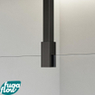 FugaFlow Eccelente Vetro inloopdouche badkamer - 40x200cm - helder glas - plafondarm - gunmetal SW1124854