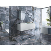 Baldocer Ceramica Onyx wand- en vloertegel - 120x120cm - 9mm - gerectificeerd - blauw SW890784