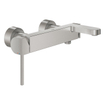 GROHE Plus badkraan m. omstel m. koppelingen supersteel SW523646