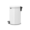 Brabantia NewIcon Pedaalemmer - 12 liter - metalen binnenemmer - wit SW1117458