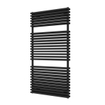 Plieger Florian Nxt designradiator dubbel horizontaal 1216x600mm 980W zwart grafiet (black graphite) 7255132