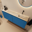MONDIAZ TURE-DLUX 120cm toiletmeubel Jeans. EDEN wastafel Frappe positie rechts. Zonder kraangat. SW1102853