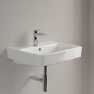 Villeroy & Boch O.novo wastafel onderzijde geslepen 60x46cm m.1 kraangat ceramic+ wit SW448442