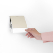 Brabantia ReNew Toiletrolhouder - met klep - zelfklevend - soft beige SW798777