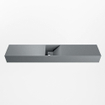 Mondiaz TYNE Fontein - 120x23x12cm - wasbak midden - zonder kraangaten - solid surface - Plata SW1026181