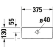 Duravit Viu duoblokreservoir + binnenwerk 4.5/3L verdekte aansluiting links wit SW358268