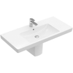 Villeroy en Boch Subway 2.0 meubelwastafel 100x47cm 1 kraangat met overloop ceramic wit 1024059