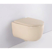 QeramiQ Dely Swirl Toiletset - 36.5x53cm - Geberit UP320 Burda inbouwreservoir - 35mm zitting - witte sigma bedieningsplaat - ronde knoppen - beige SW1138602