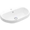 Villeroy & Boch Architectura inbouwwastafel 60x45x17cm Ovaal 1 kraangat met overloopgat Wit Alpin glans Ceramic SW762350