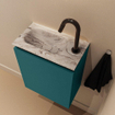 MONDIAZ TURE-DLUX 40cm toiletmeubel Smag. EDEN wastafel Glace positie links. Met 1 kraangat. SW1103537