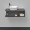 Duravit D-Neo wastafelonderkast 80x26x48cm Grafiet Mat SW641441