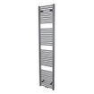 Rosani Exclusive line 2.0 radiator 40x180cm 696watt recht middenaansluiting structuur grijs metallic SHOWROOMMODEL SHOW22664