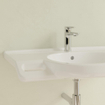 Villeroy en Boch O.novo Vita wastafel Vita met 1 kraangat met overloop 80x55cm ceramic+ wit 1025046