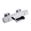 Wiesbaden Rombo thermostatische badmengkraan waterval chroom SW10563