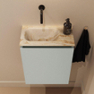 MONDIAZ TURE-DLUX 40cm toiletmeubel Greey. EDEN wastafel Frappe positie links. Zonder kraangat. SW1102766