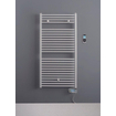 Instamat Robina Elektrische Handdoekradiator, afm. H 1565 x L 600 mm, incl. wandconsoles, standaard wit SW416960