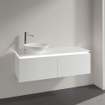 Villeroy & Boch Legato wastafelonderkast 120x38cm 2 lades White matt SW479875