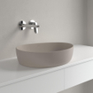 Villeroy & Boch Antao Opzetwastafel - 51 x 40 x 14.6 cm - Almond CeramicPlus - zonder overloop SW917929