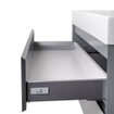 INK wastafelonderkast 100x52x45cm 2 lades greeploos gelakt SW21249