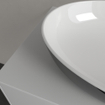 Villeroy & Boch Artis opzetwastafel ovaal 61x41x12.5cm zonder kraangat zonder overloop coal black SW68832