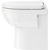 Duravit DuraStyle Basic closetset Staand diepspoel spoelrandloos 37x48cm met softclose closetzitting wit SW358501