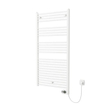 Plieger Elba Electrical elektrische designradiator - 1262X500mm - met thermostaat - 500w - wit SW1221758
